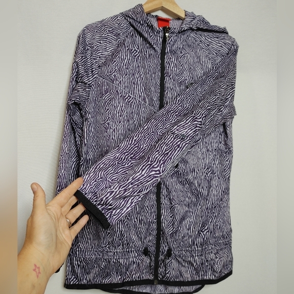 Nike Windrunner Black Light Flash Lightweight Jacket Running Purple M 584791-507 - Picture 4 of 9
